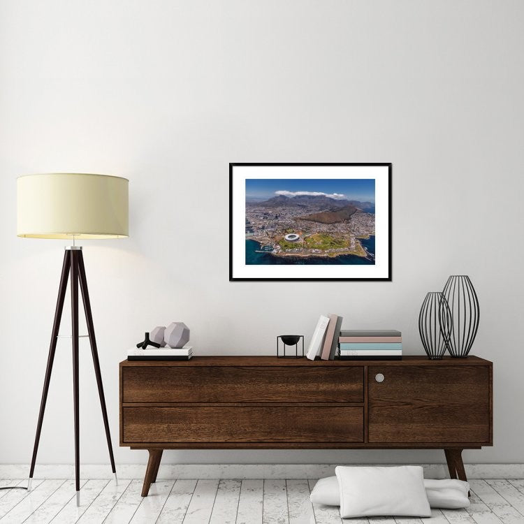 "South Africa - Cape Town" Framed Digital Print by Michael Jurek, 38"x28"