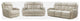 Dalton Power Reclining Sofa Loveseat and Recliner, Lucky Fawn