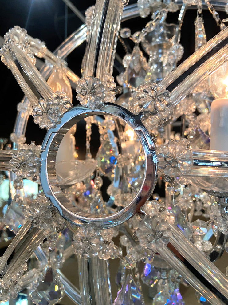Pena 15-Light Crystal Chandelier
