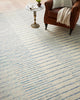 Chris Loves Julia x Loloi Chris Ivory / Denim 2'-6" x 9'-9" Runner Rug