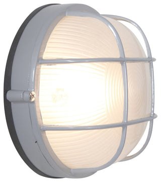 Access Lighting 20296 Nauticus 9-1/2"W Outdoor Wall Sconce - Satin / Frosted