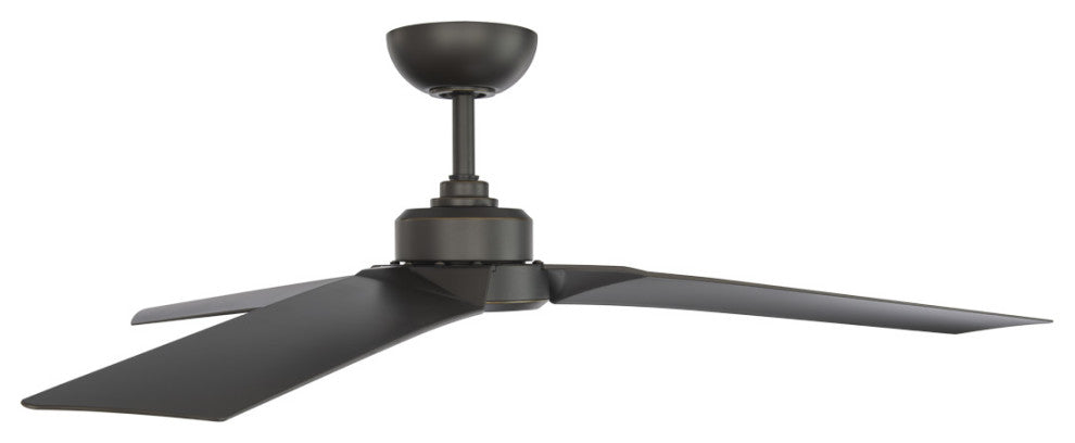 Roboto 3-Blade Smart Ceiling Fan 62in Oil Rubbed Bronze, Remote Control