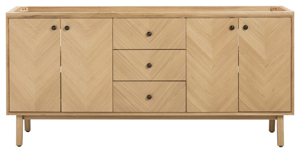 Adelle Vantiy Only Collection, Natural Oak, 72