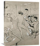 "Chocolat Dansant" Stretched Canvas Giclee by Henri Toulouse-Lautrec, 23"x30"