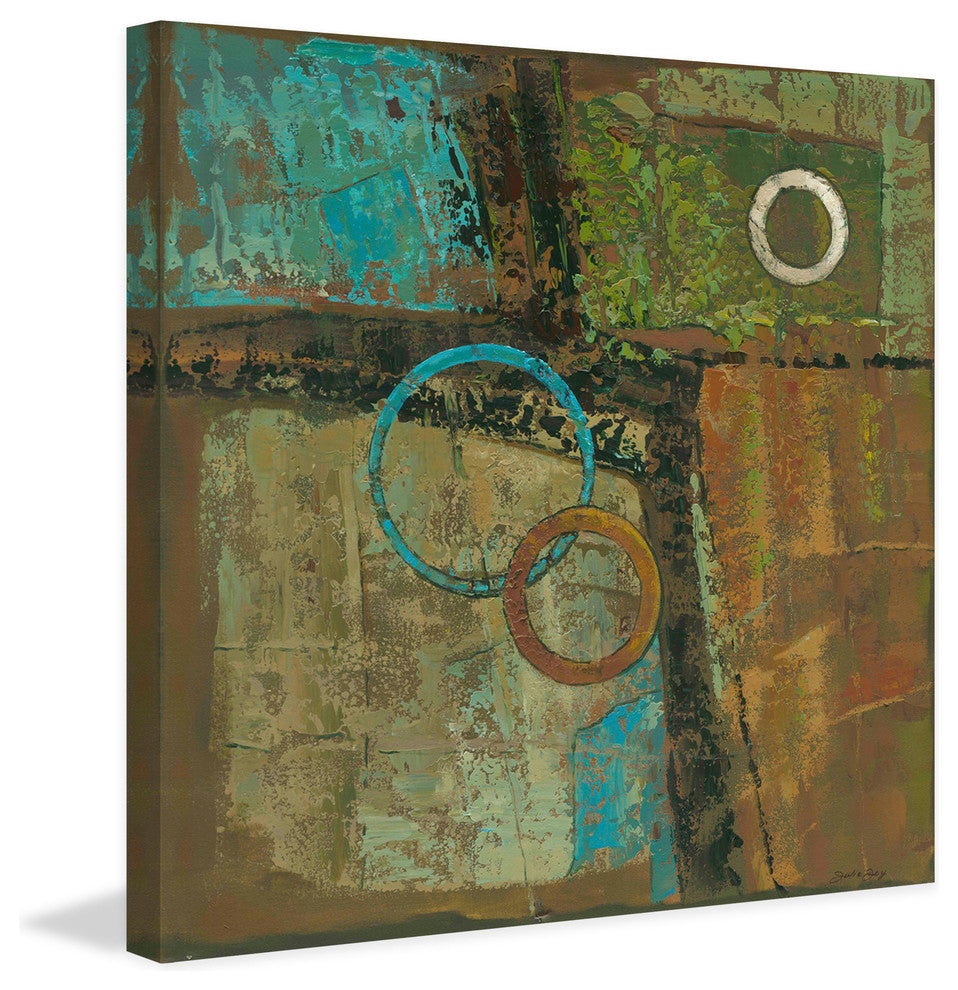 "Urban Spaces Two" Painting Print on Canvas by Julie Joy
