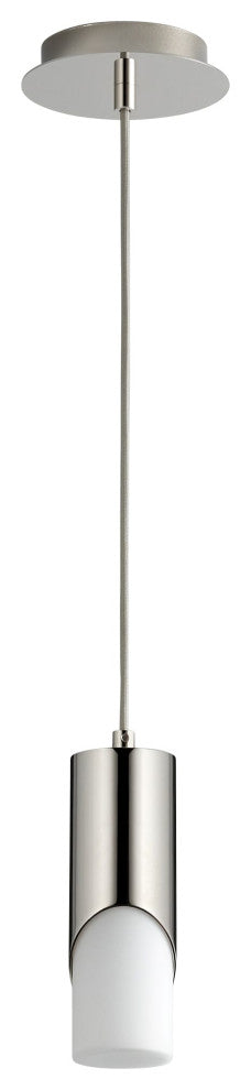 Ellipse Pendant Light in Polished Nickel
