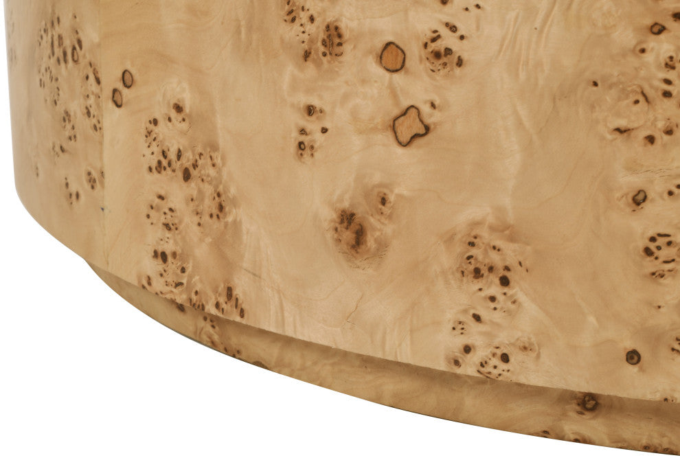 Burl Ash Coffee Table, Natural