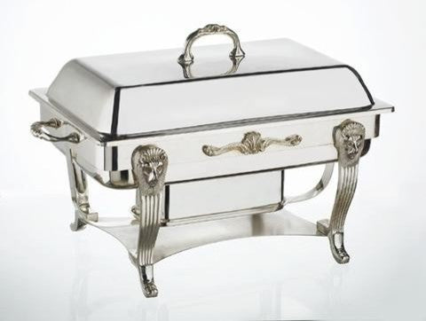 Elegance Silver Plated 8 qt. Rectangular Chafing Dish