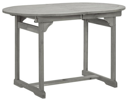 vidaXL Outdoor Dining Table Extendable Garden Patio Table Solid Acacia Wood