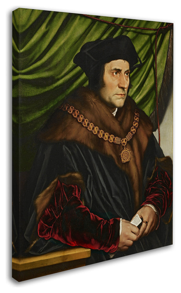 Hans Holbein 'Sir Thomas More' Canvas Art, 24 x 18