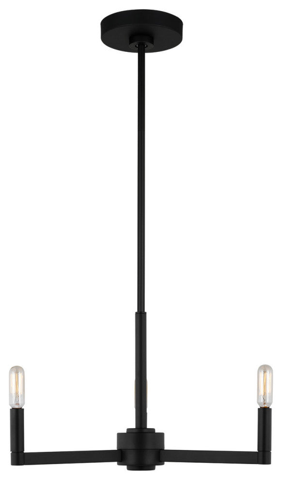 Visual Comfort Studio 3164203-112 3-Light Chandelier, Fullton