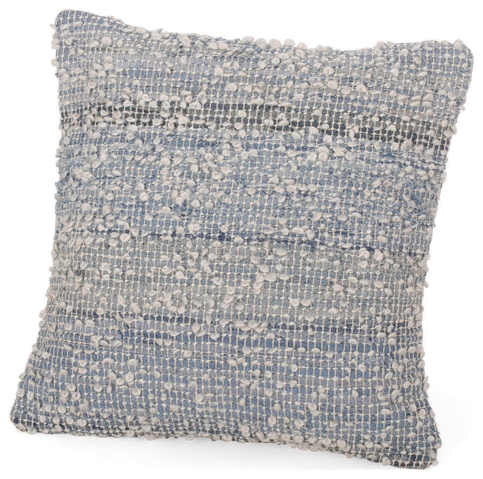 Samona Modern Handcrafted Fabric  Pillow Cover, Single