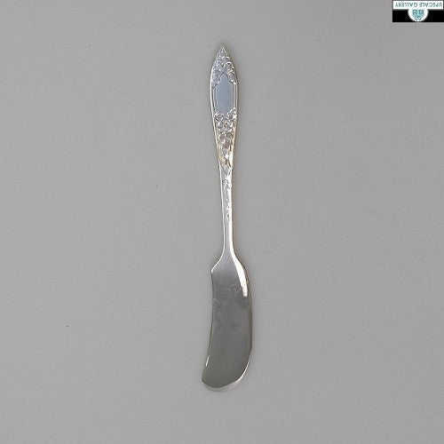 Kirk Stieff Sterling Silver Lady Claire Butter Spreader, Flat Handle