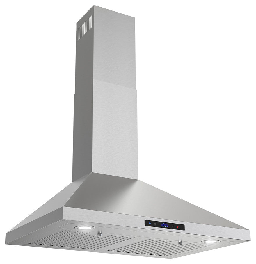 Streamline 30" Francesco Ducted Wall Mount Range Hood, Stainless Steel