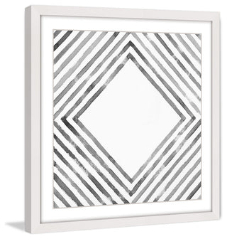 "Square in Depth" Framed Art Print