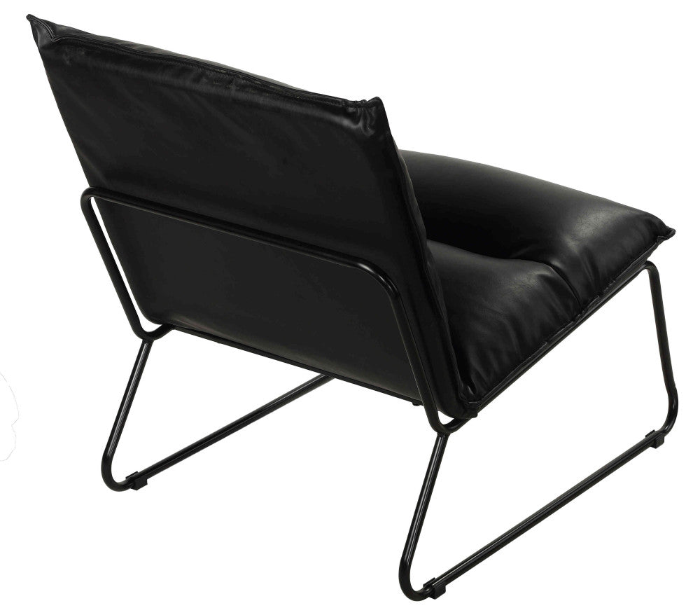Cortesi Home Havana Accent Chairs, Black
