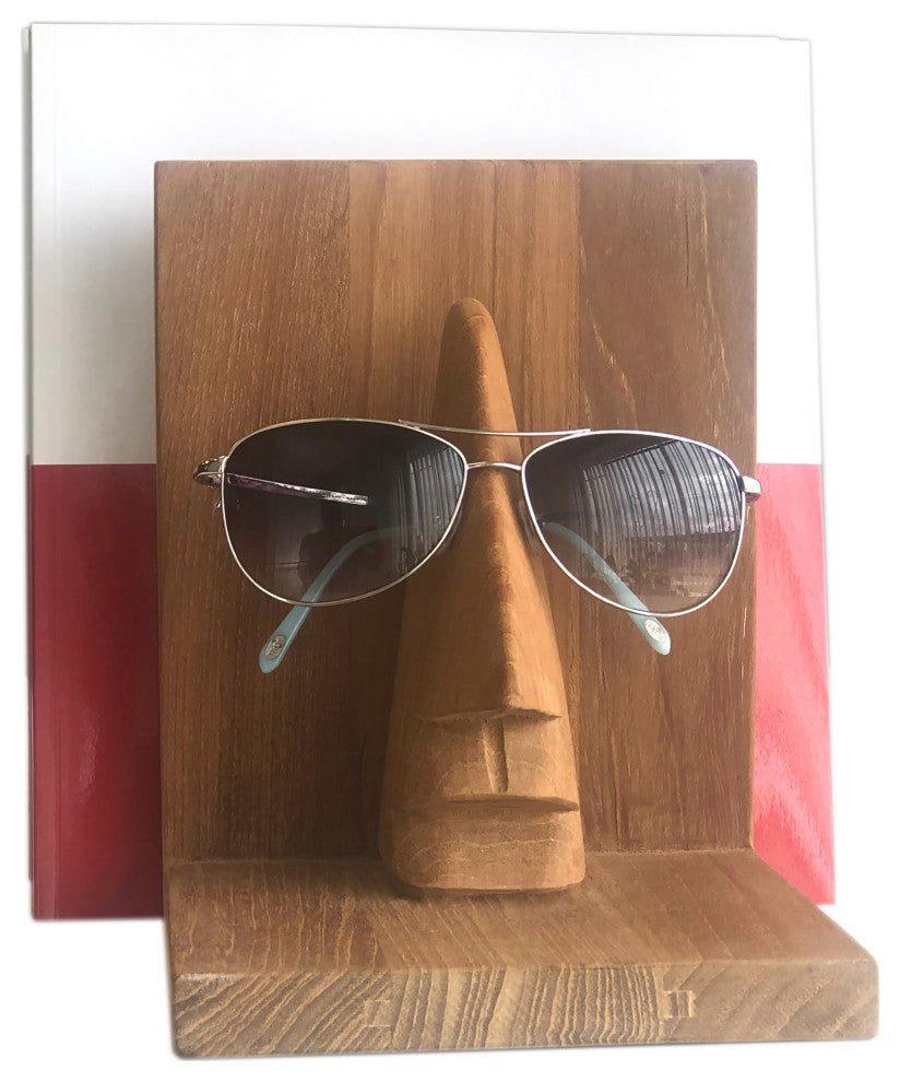 Teak Bookends