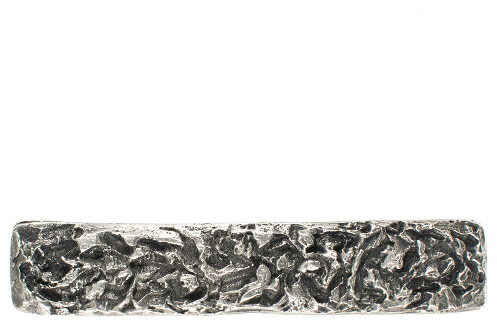 Baroque Pewter Cabinet Hardware Pull, Polished Pewter