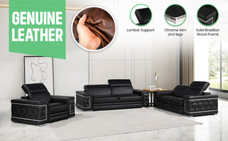 Oliver Genuine Loveseat, Beige