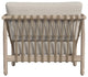 Leo Teak Wood Outdoor Accent Chair, Taupe