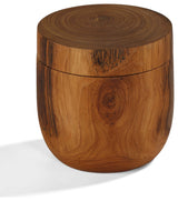 Bare Decor Spezia Teak Spice Bowl With Magnet Top Lid