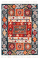 Safavieh Farmhouse Collection FMH847 Rug, Cream/Navy, 3'x5'