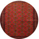 Ahgly Company Indoor Round Traditional Area Rugs, 4' Round