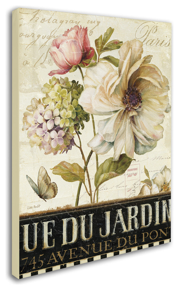 ''Marche de Fleurs II'' Canvas Art by Lisa Audit