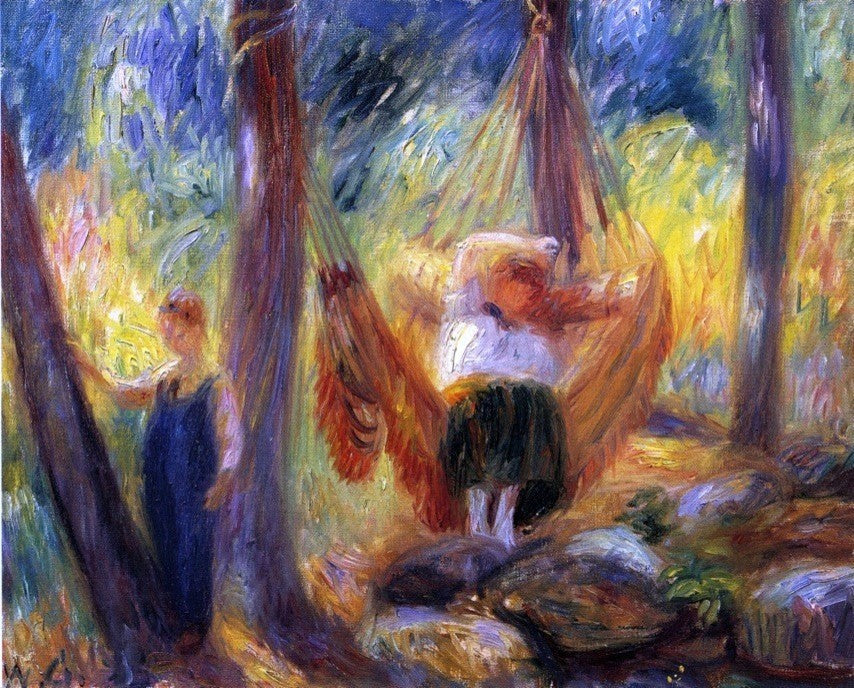 William James Glackens The Hammock Wall Decal