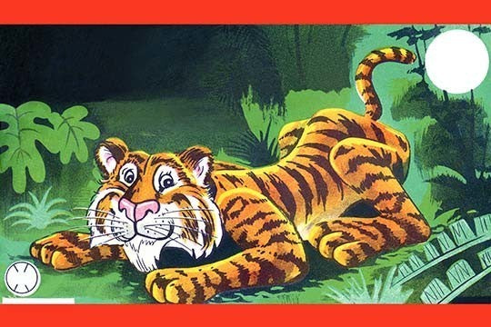 Pouncing Tiger- Fine Art Giclee Print 24" x 36"