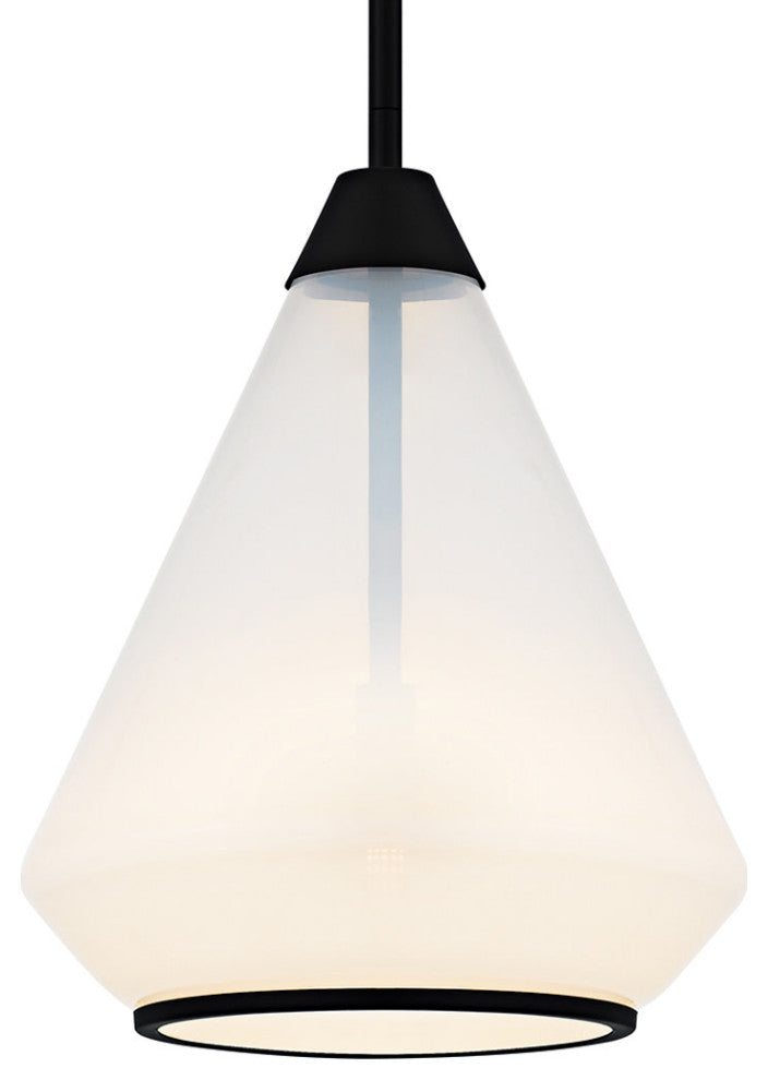 Quoizel QP6750 Haze 11"W Pendant - Matte Black