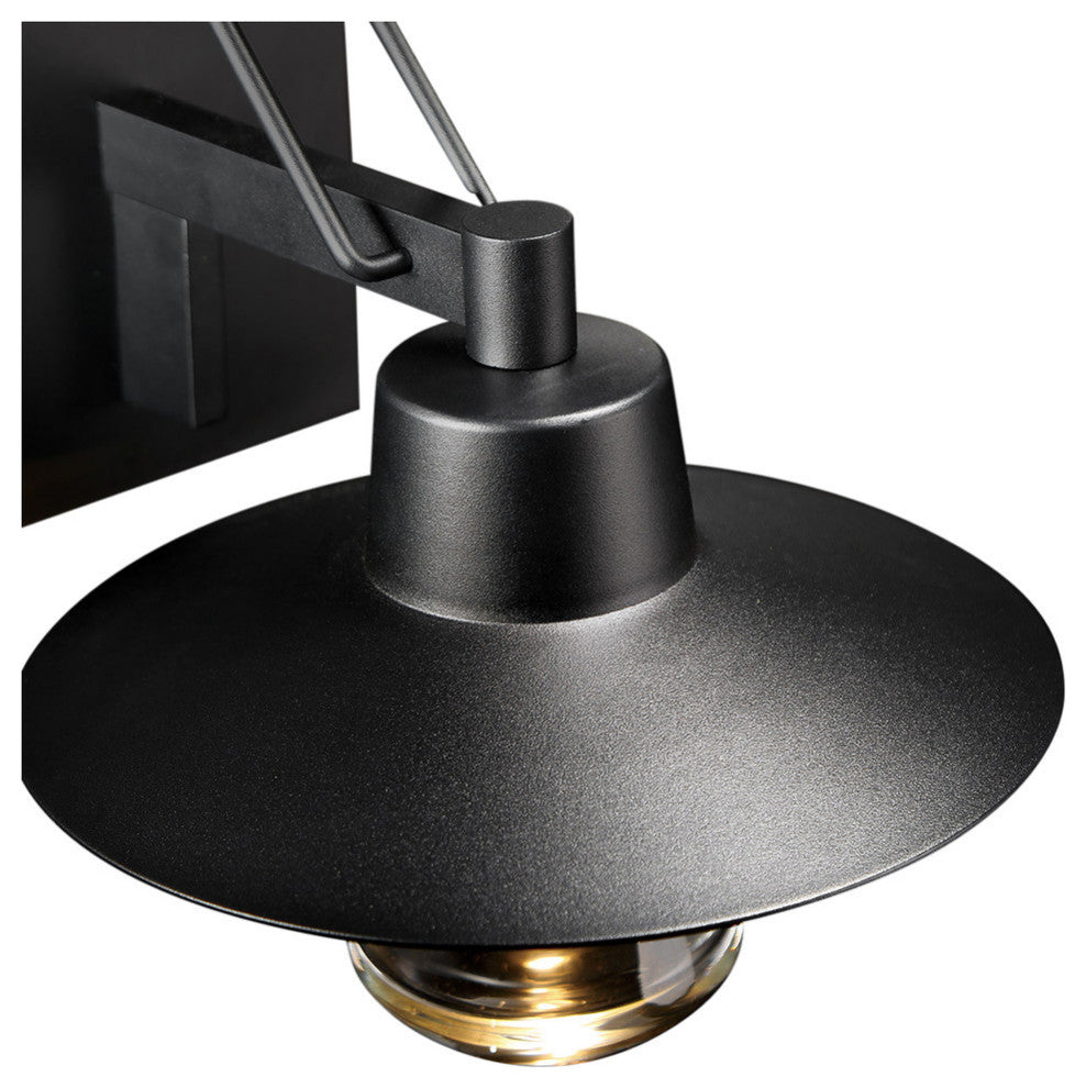 Suspense 17" LED Outdoor Wall-Light 3000K, Black