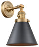 INNOVATIONS 203SW-BB-M13-BK-LED 1-Light Sconce Brushed Brass