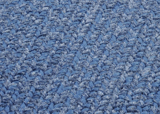 Simple Chenille M501 Petal Blue Kids/Teen Area Rug, Rectangular 2'x4'