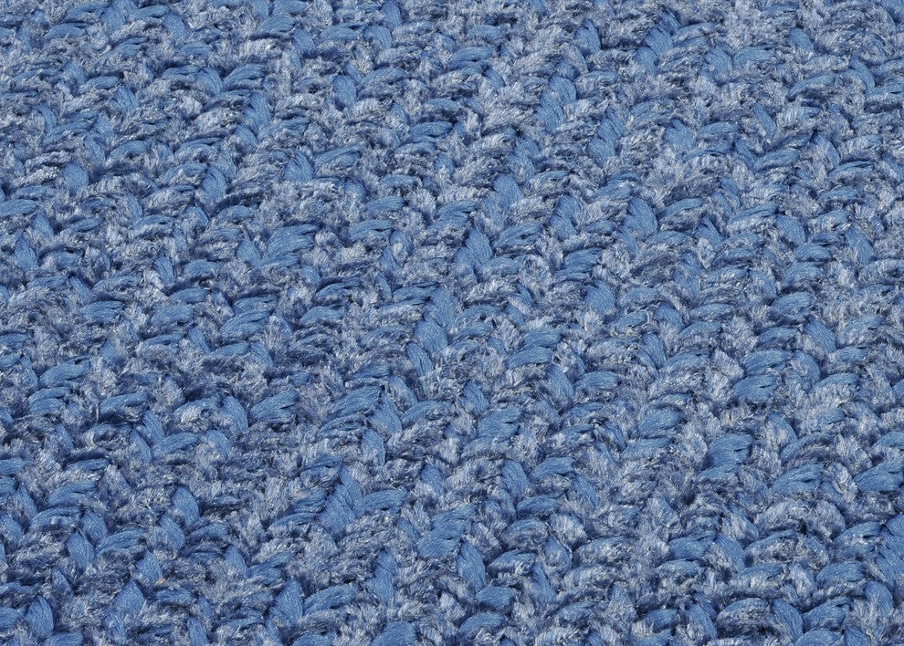 Simple Chenille M501 Petal Blue Kids/Teen Area Rug, Rectangular 2'x4'