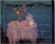 Henri Le Sidaner The Mauve Tablecloth, 20"x25" Wall Decal