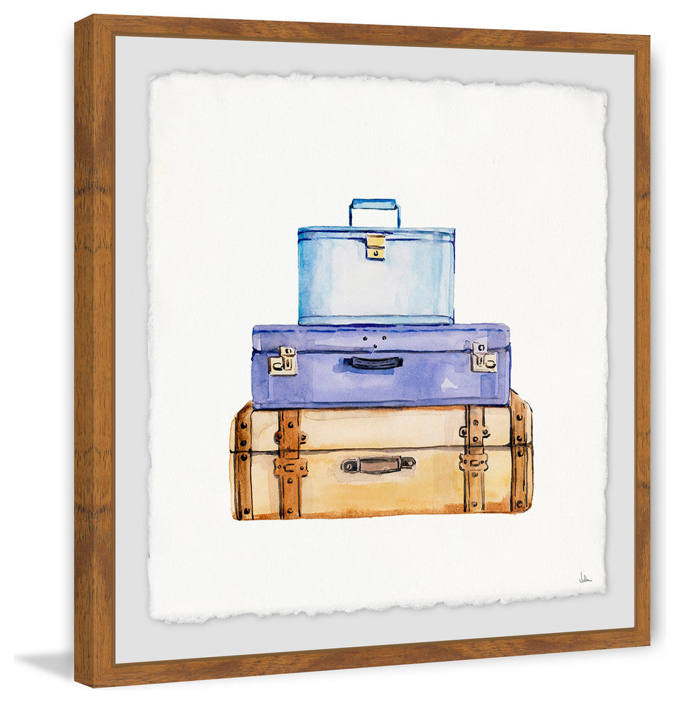 "Time to Go" Framed Painting Print, 18"x18"