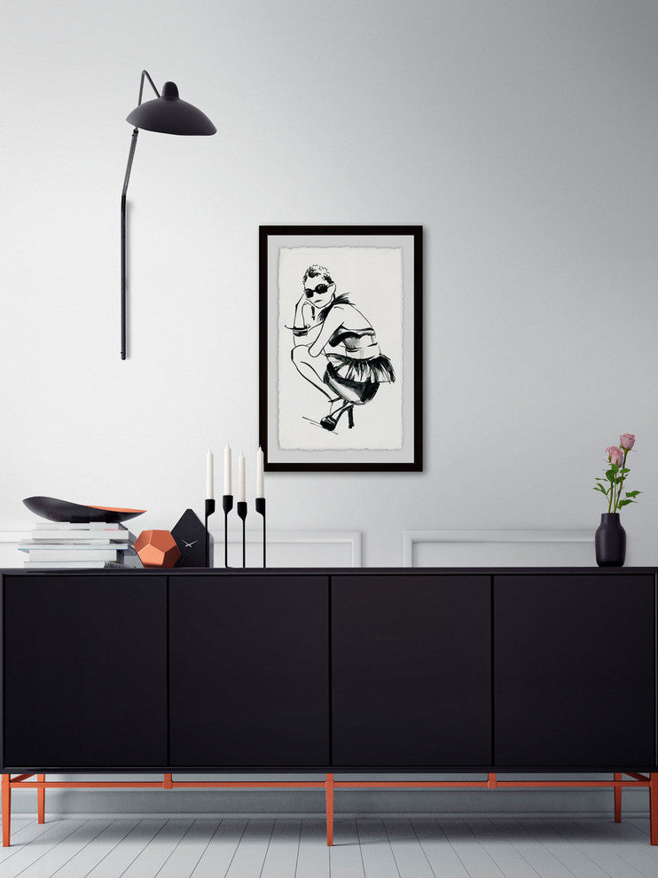 "Deep Thought" Framed Painting Print, 24"x36"