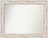 Wall Mirror Choose your Custom Size, Alexandria White Wash