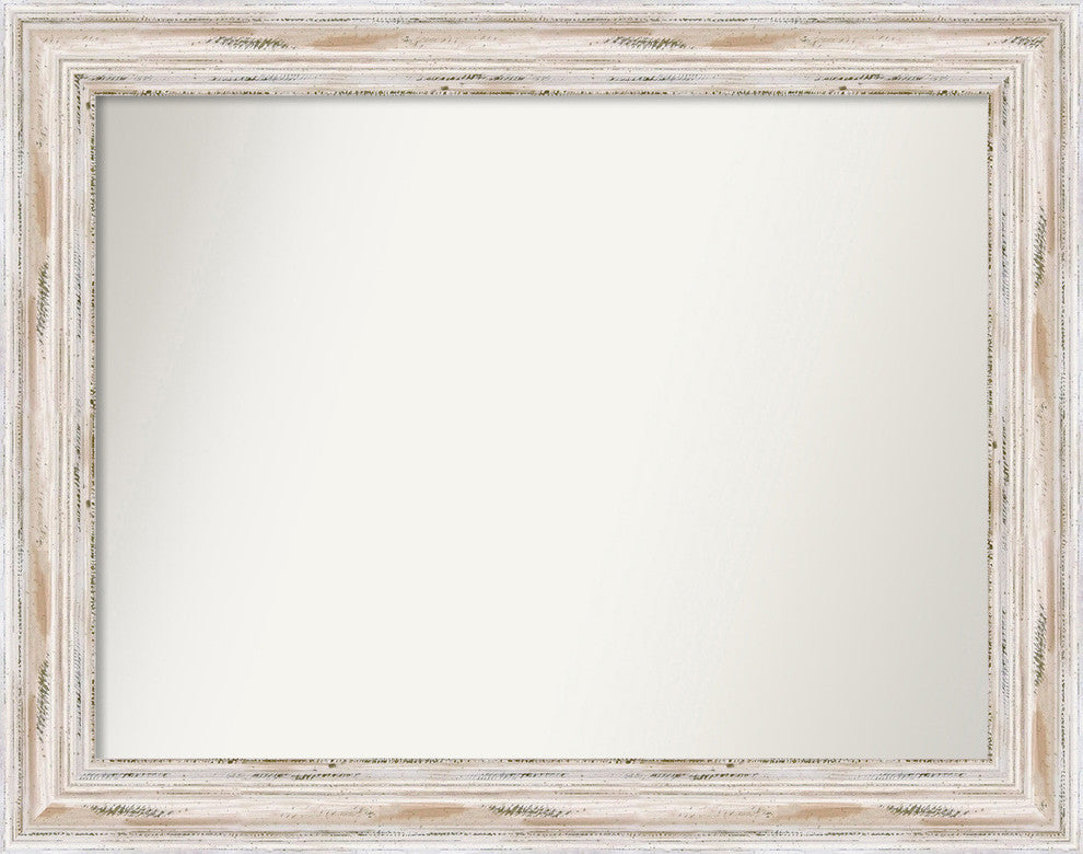 Wall Mirror Choose your Custom Size, Alexandria White Wash