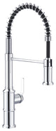 Kinzie Single Handle Pre-Rinse Kitchen Faucet Chrome, Chrome
