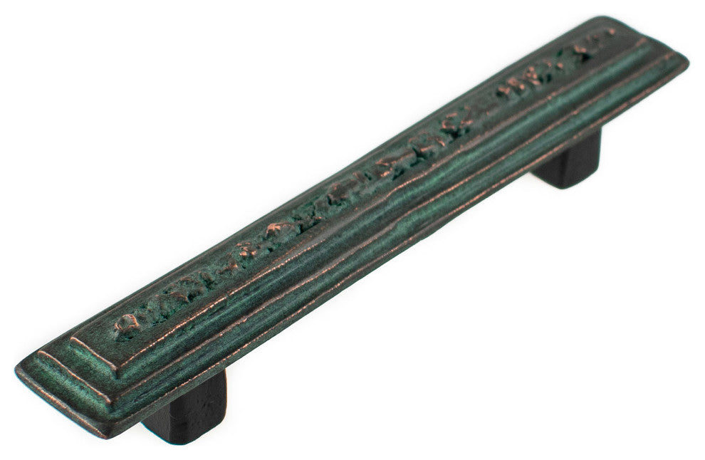 Taos Pewter Cabinet Hardware Pull, Verde