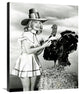 "Doris Day with a Thanksgiving Turkey" Canvas Giclee, 24"x30"