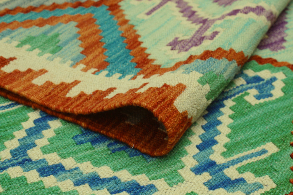 Sangat Kilim Ata Rust Rug