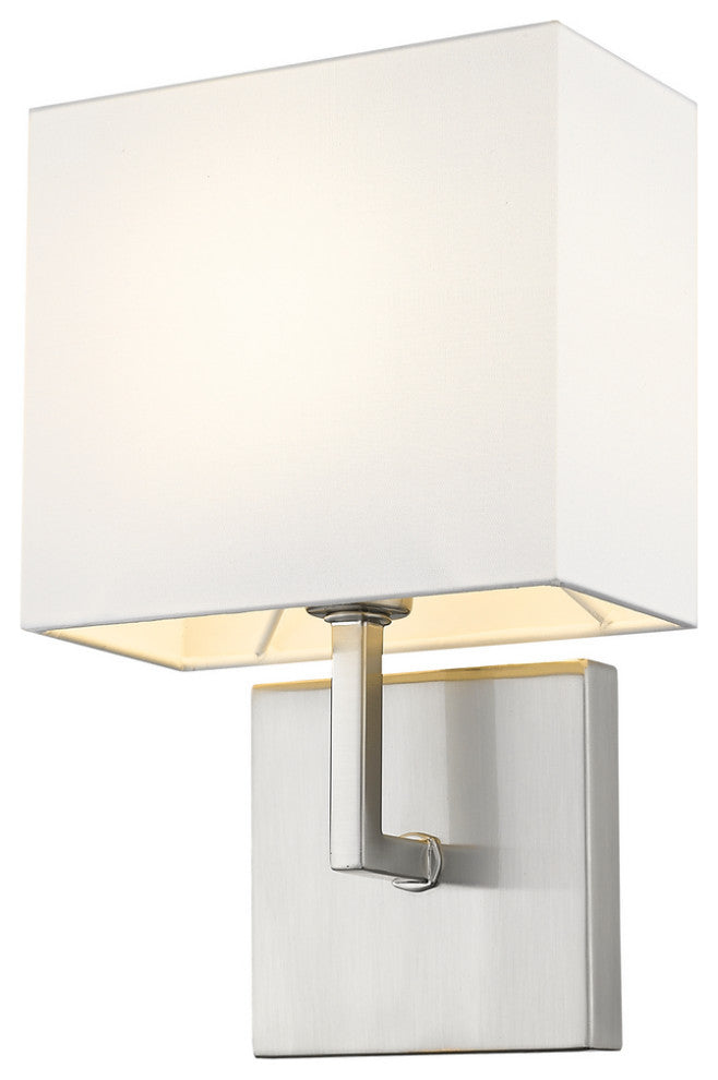 Zlite 815-1S-BN 1-Light Wall Sconce, White