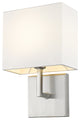 Zlite 815-1S-BN 1-Light Wall Sconce, White