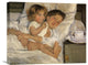 "Breakfast In Bed 1897" Stretched Canvas Giclee by Mary Cassatt, 22"x18"