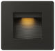 Hinkley Luna Step Light 120V Horizontal Double Gang 2700K, Satin Black