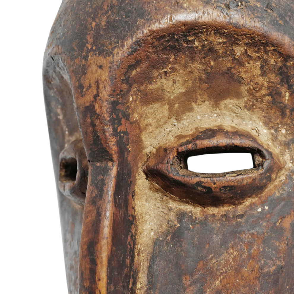 Consigned Vintage Lega Wood Passport Mask