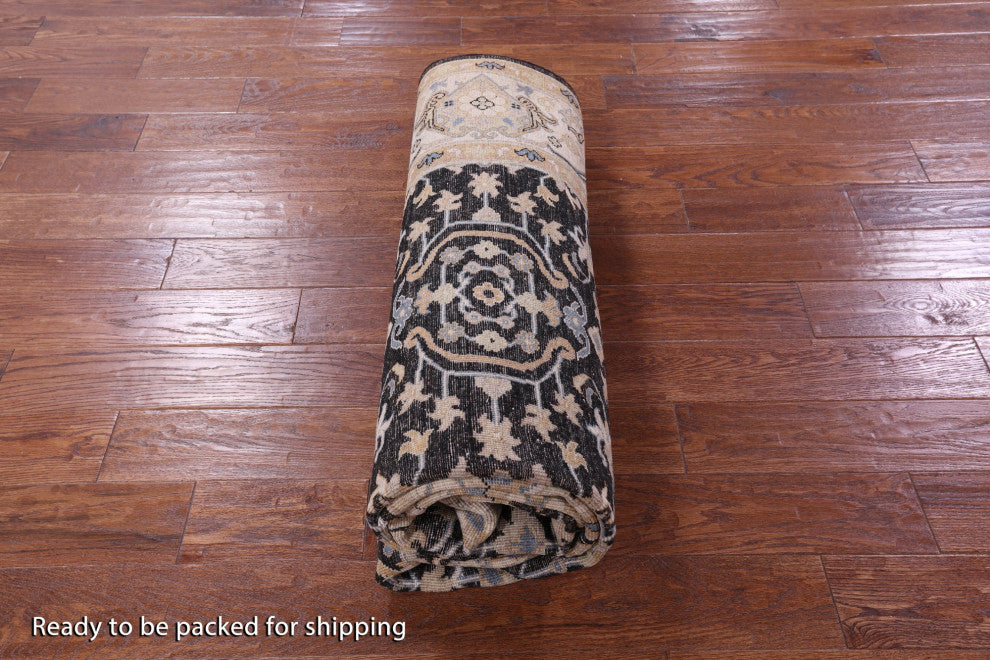 6' 2" X 8' 6" Turkish Oushak Handmade Wool Rug - Q12817